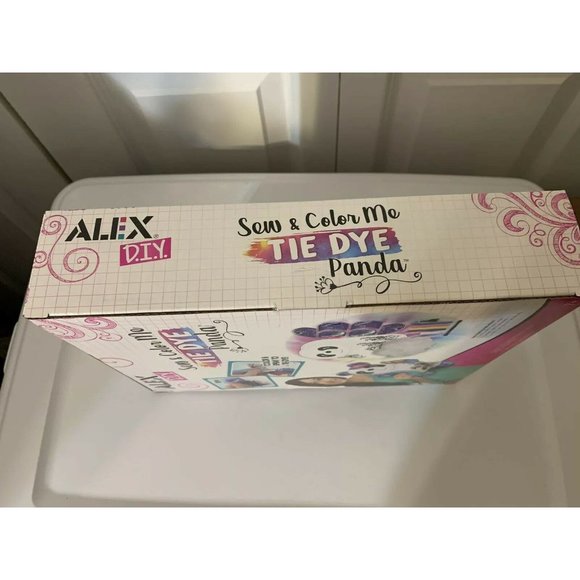 New Alex Toys Sew And Color Me Tie Dye Panda Sealed‎ - Picture 2 of 5